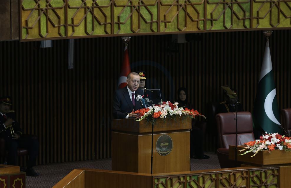 Cumhurbaşkanı Recep Tayyip Erdoğan Pakistan'da