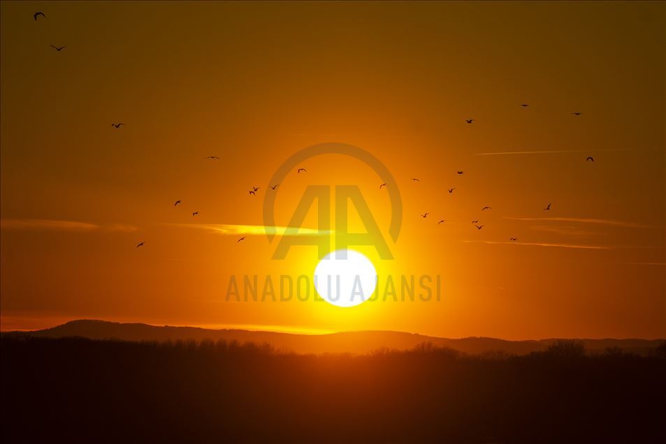 Sunset in Turkey's Edirne