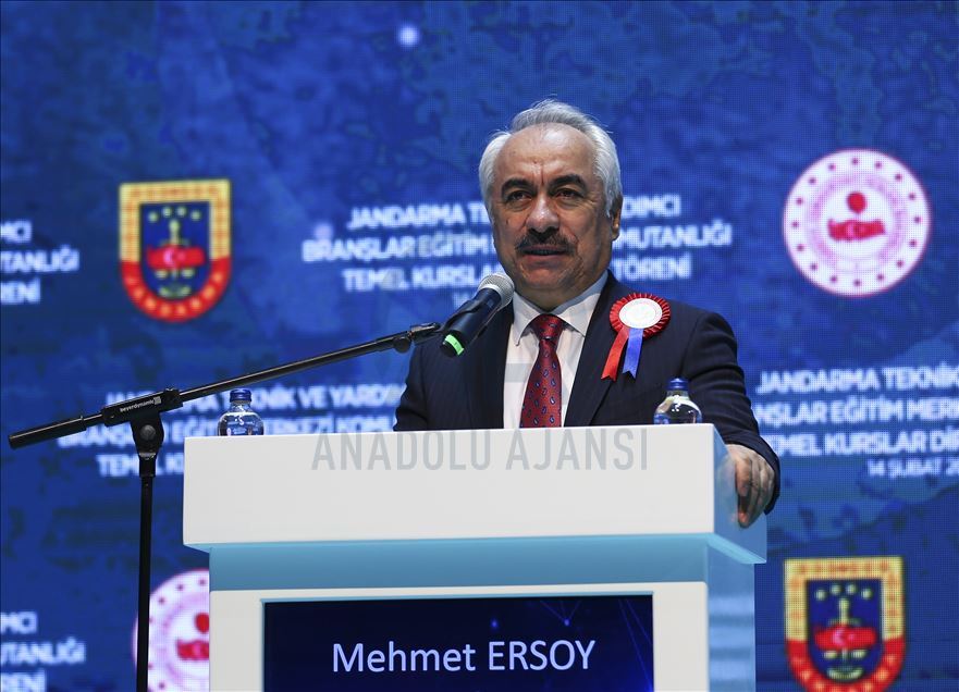 Jandarma subay ve astsubayların mezuniyet heyecanı