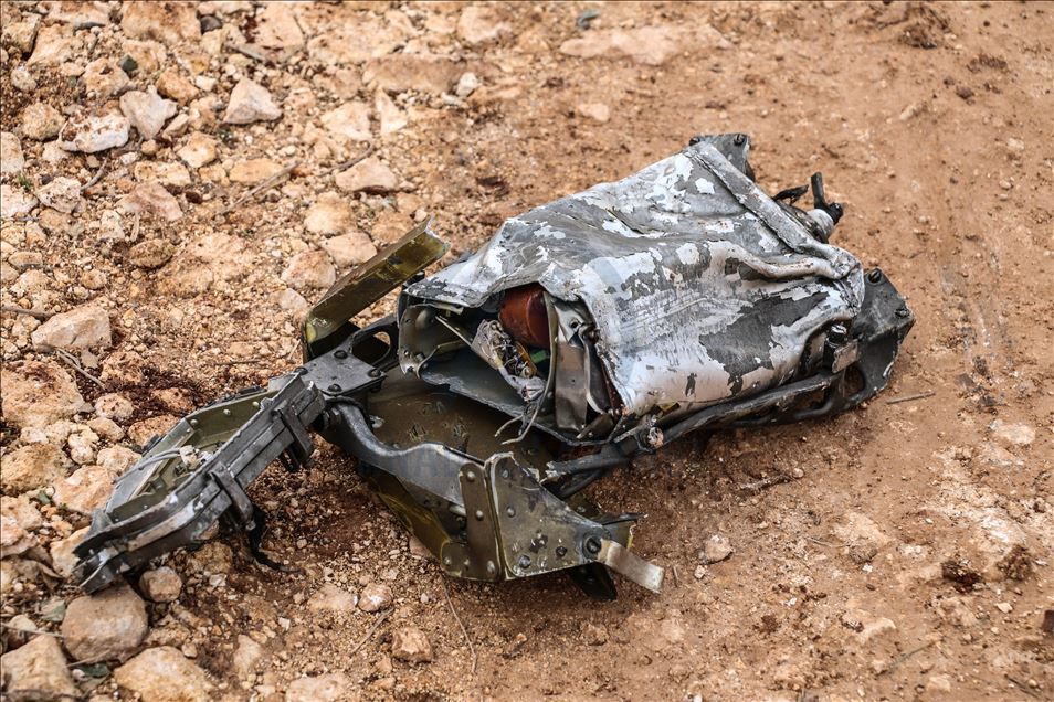 İdlib bölgesinde Esed rejimine ait bir helikopter daha düşürüldü