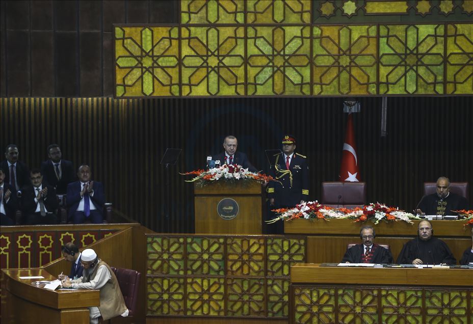 President of Turkey Recep Tayyip Erdogan in Islamabad