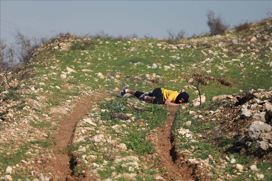 إصابة عشرات الفلسطينيين بمواجهات مع الجيش الإسرائيلي وسط الضفة