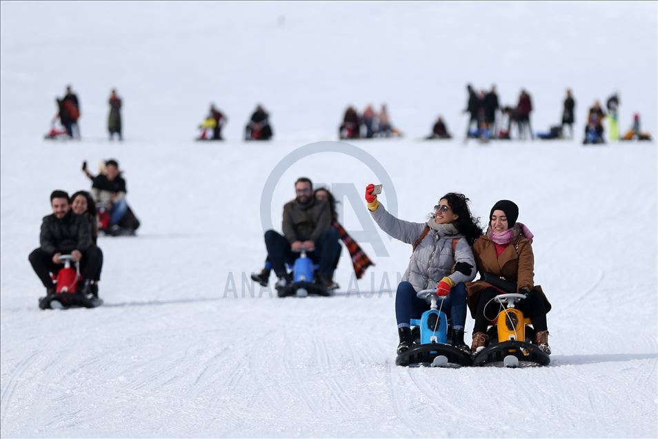 Winter season in Turkey's Kayseri