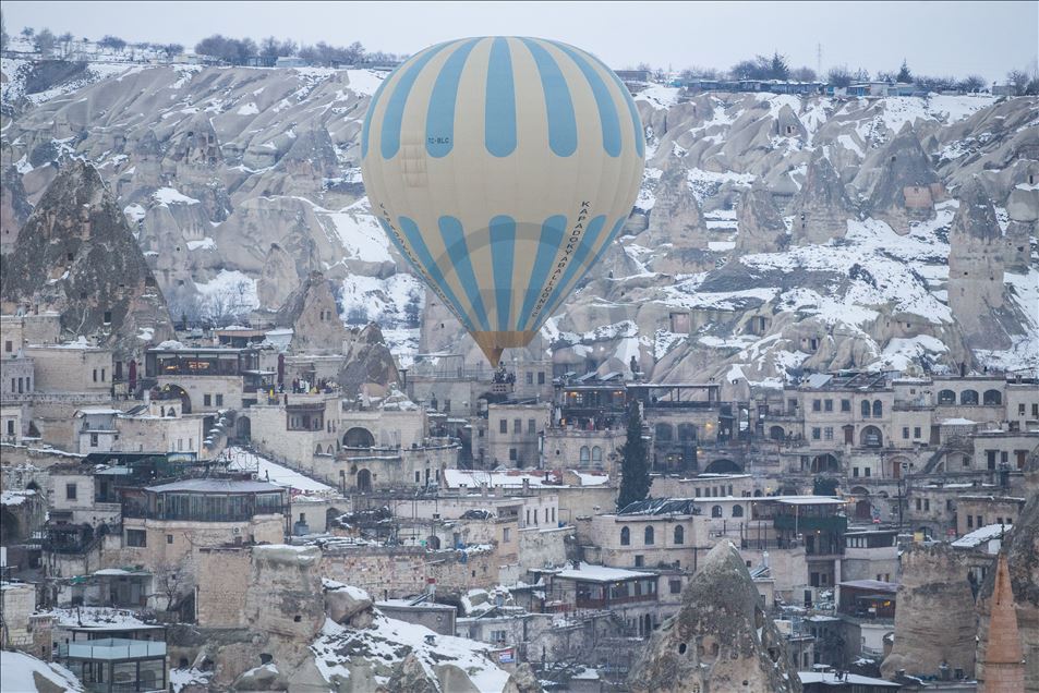 Hot-air balloons in Cappadocia
