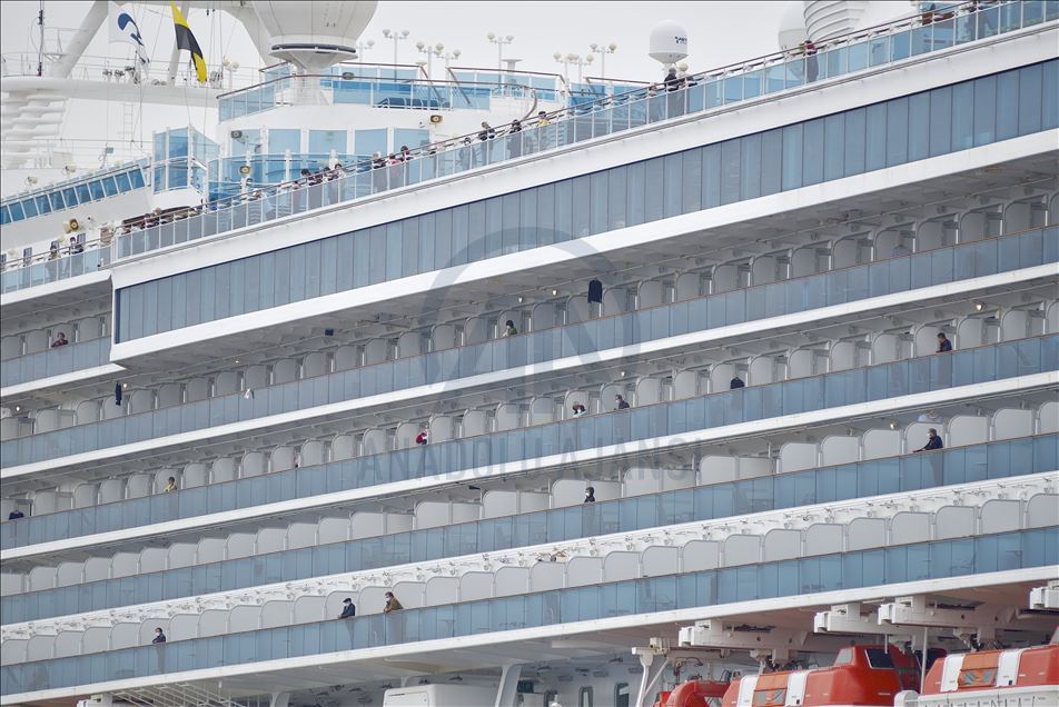 Penumpang Kapal Pesiar The Diamond Princess dikarantina, di Jepang