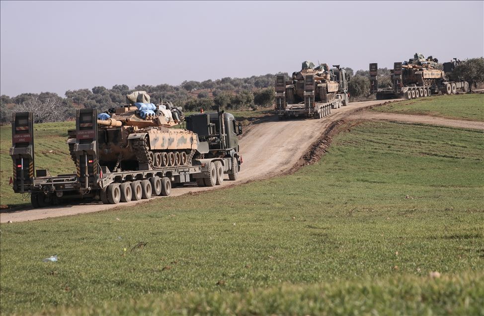 150 military vehicles deployed to observation posts in Idlib