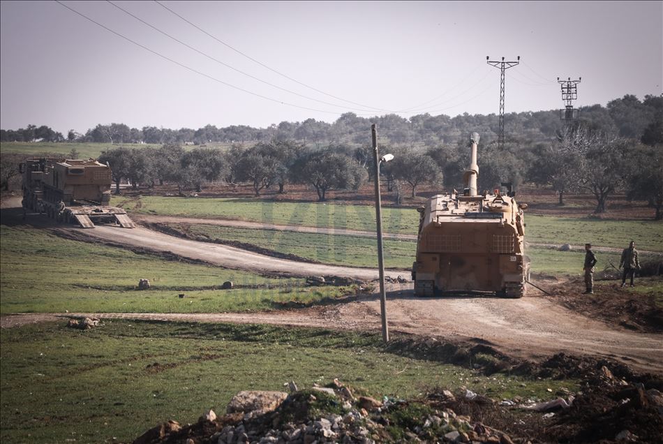 اعزام کاروان نیروهای مسلح ترکیه به مرز سوریه