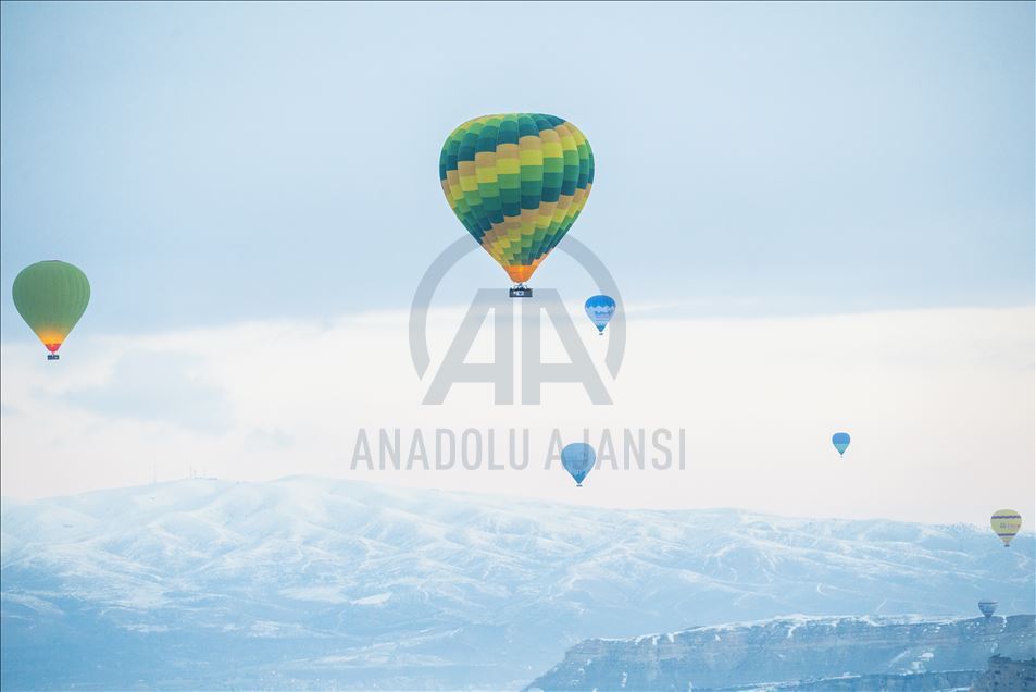 Hot-air balloons in Cappadocia