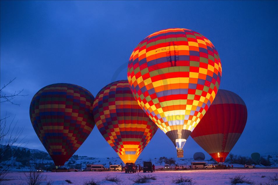 Hot-air balloons in Cappadocia