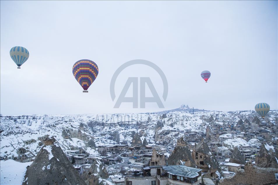 Hot-air balloons in Cappadocia