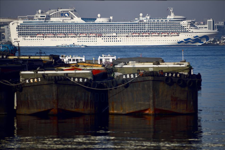 Penumpang Kapal Pesiar The Diamond Princess dikarantina, di Jepang