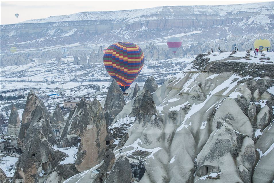 Hot-air balloons in Cappadocia