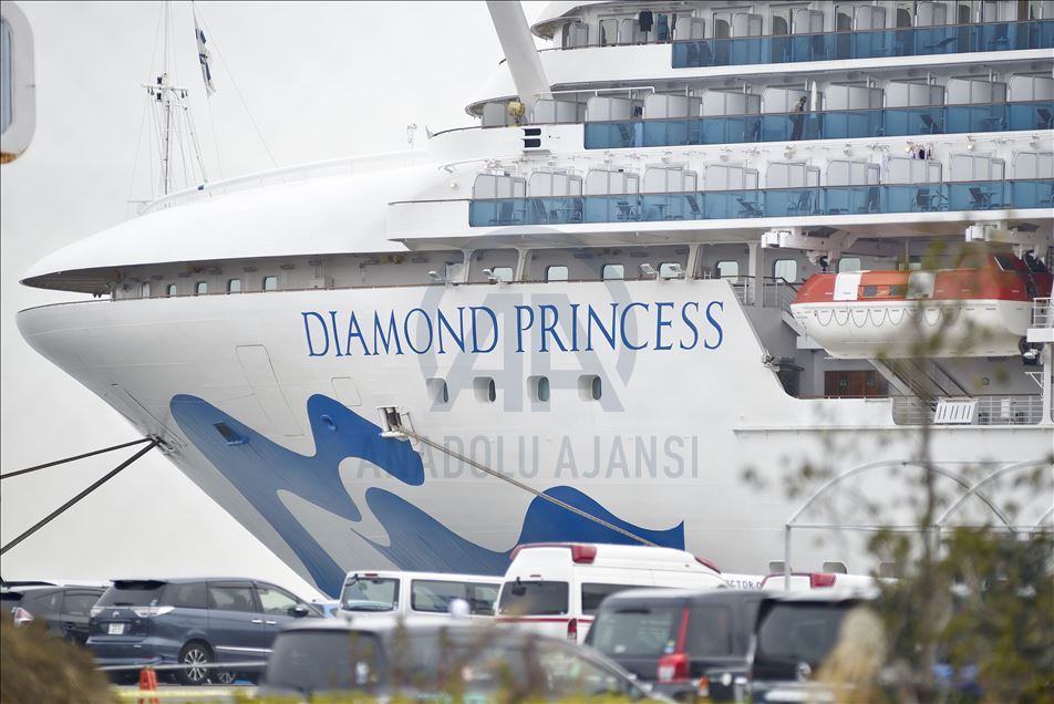 Penumpang Kapal Pesiar The Diamond Princess dikarantina, di Jepang