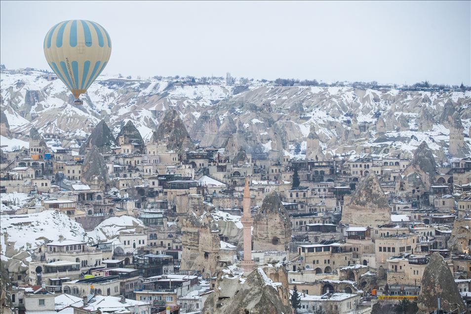 Hot-air balloons in Cappadocia
