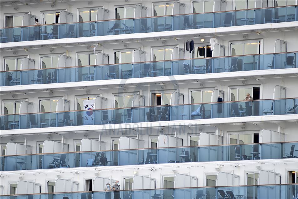 Penumpang Kapal Pesiar The Diamond Princess dikarantina, di Jepang