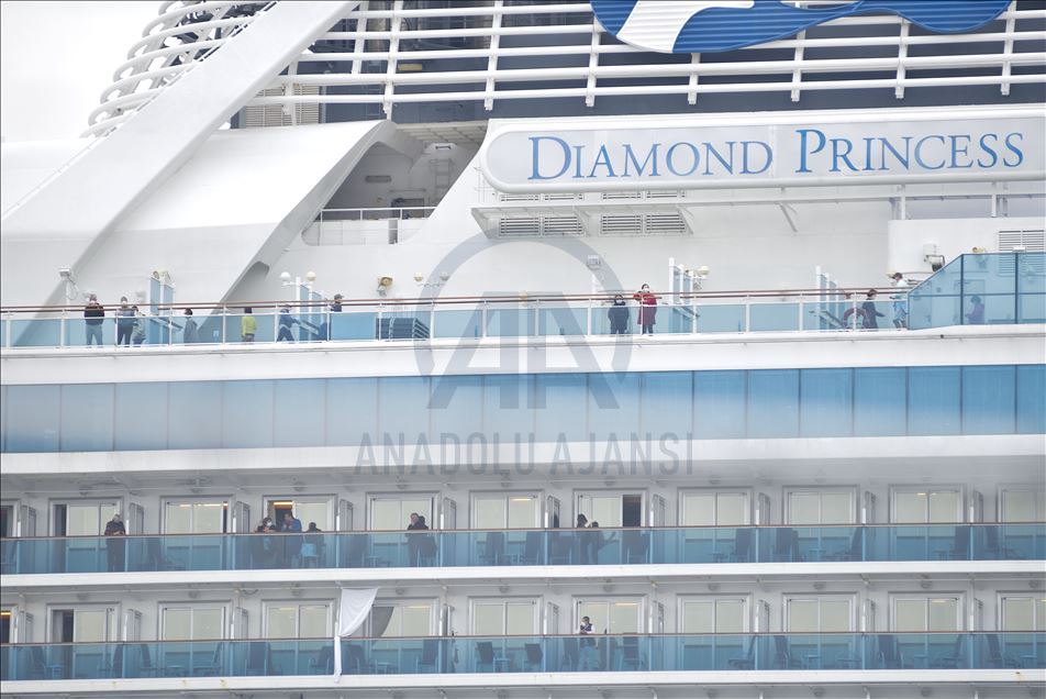 Penumpang Kapal Pesiar The Diamond Princess dikarantina, di Jepang