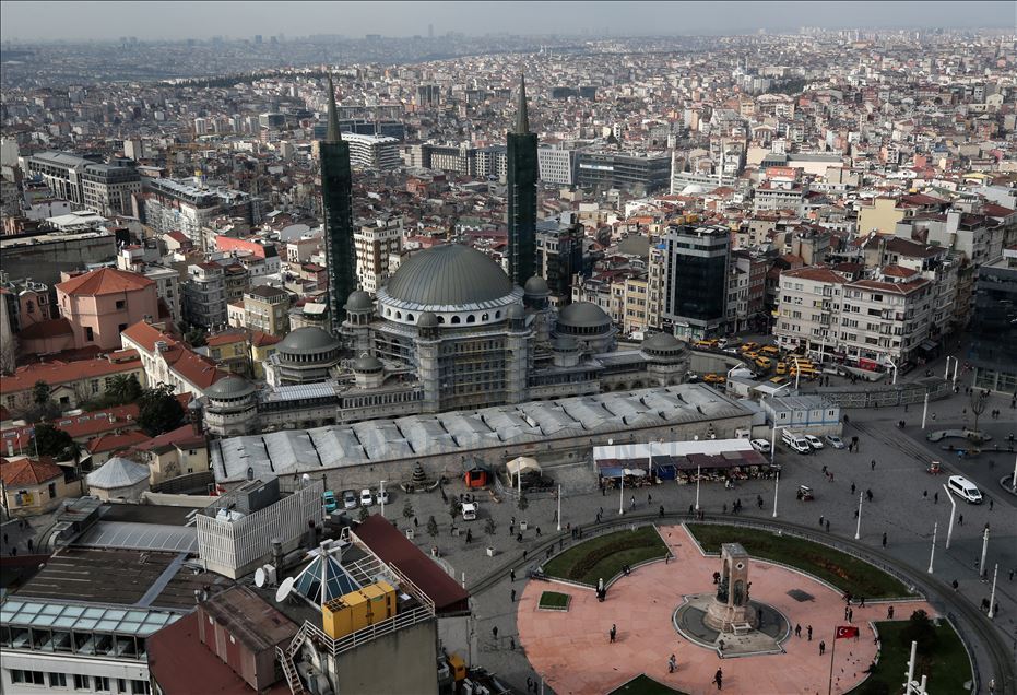 Taksim Mosque to be completed by end of this year in Turkey's Istanbul