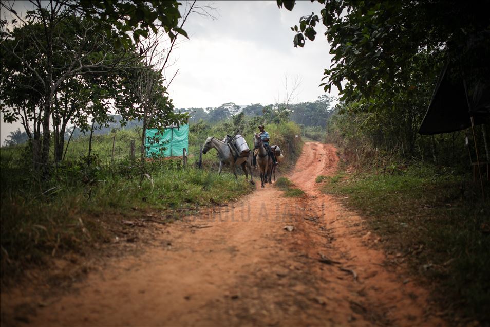 Women demining team in Colombia