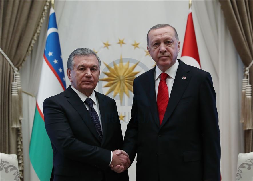 Özbekistan Cumhurbaşkanı Mirziyoyev, Ankara'da