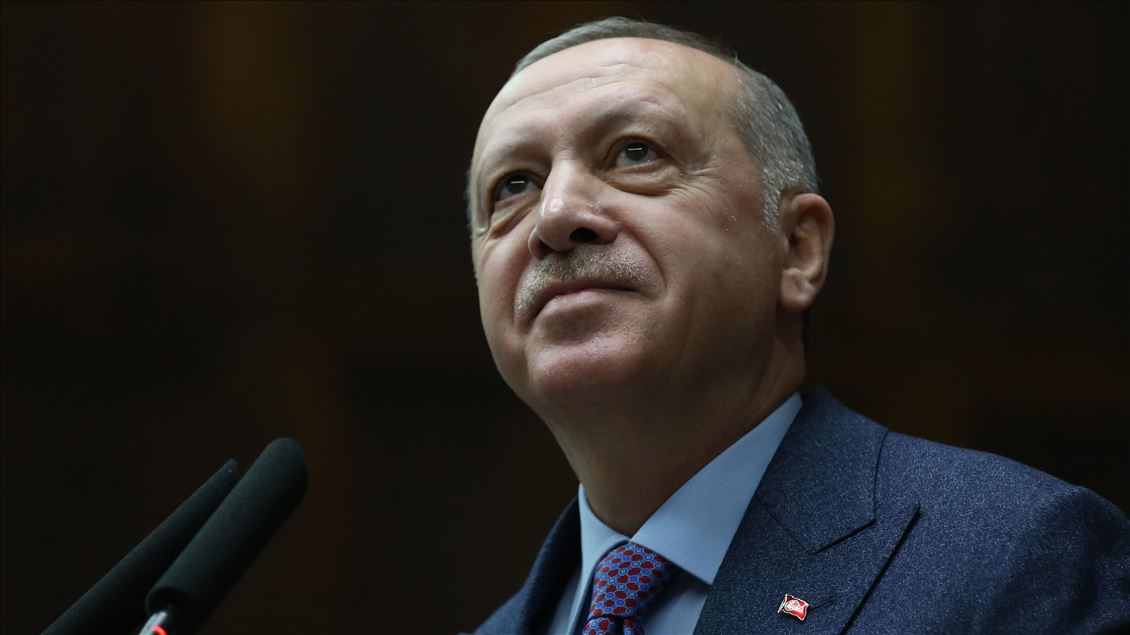 حضور اردوغان در نشست هفتگی حزب عدالت و توسعه در آنکارا