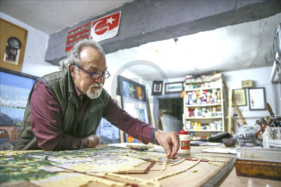 İstanbul'u dünyaya mozaikle tanıtacak