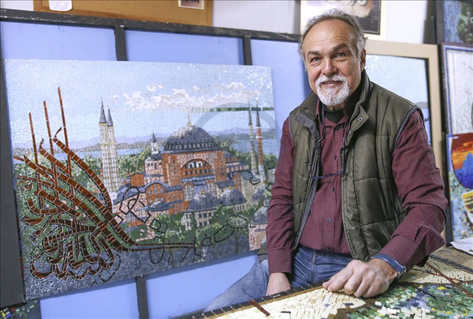 İstanbul'u dünyaya mozaikle tanıtacak