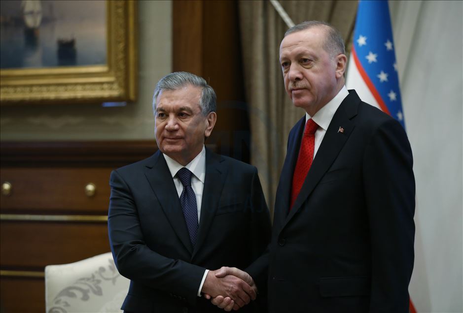 Özbekistan Cumhurbaşkanı Mirziyoyev, Ankara'da