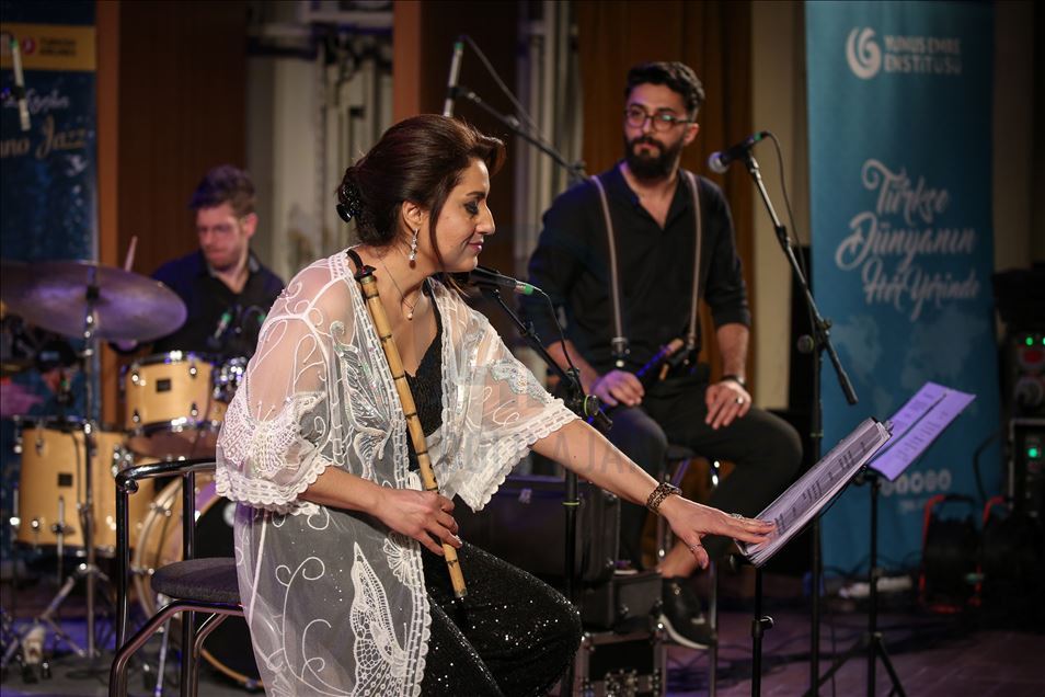 Tiflis'te düzenlenen "Anadolu Ezgileriyle/Ney in Ethno Jazz" konserine yoğun ilgi