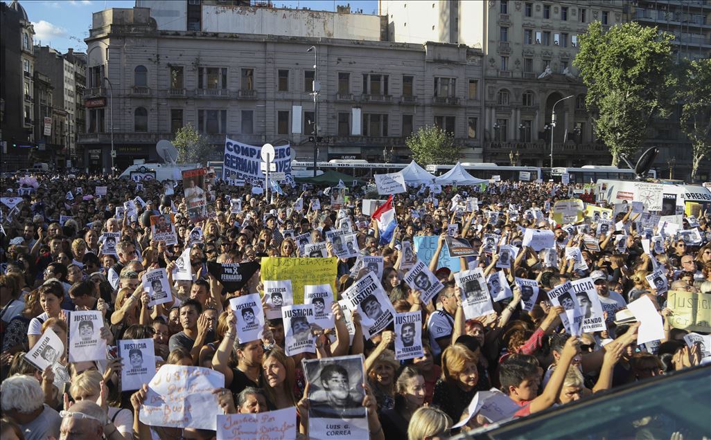 Demonstration in Argentina demand justice for murdered youth