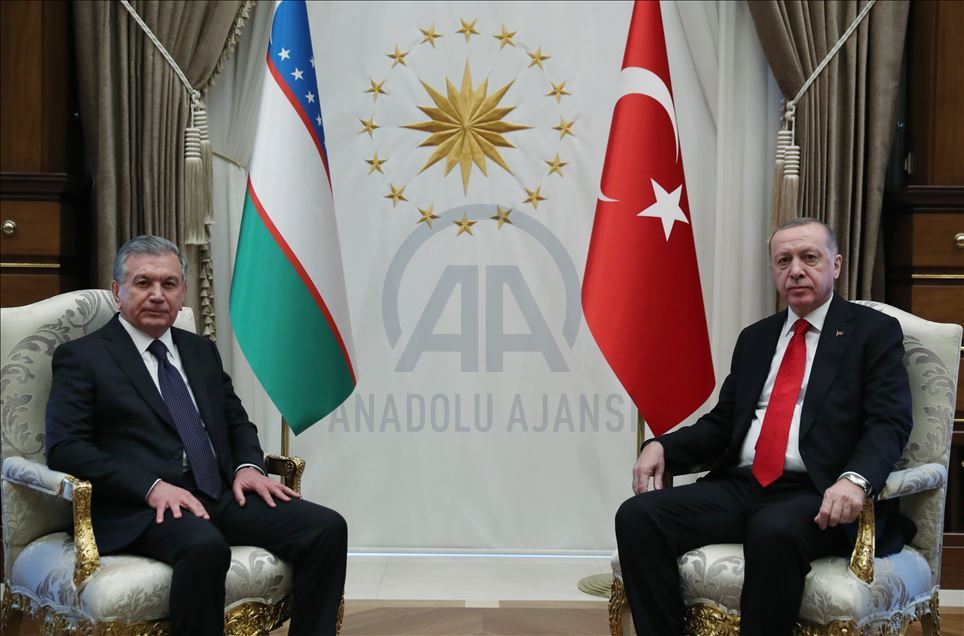 Özbekistan Cumhurbaşkanı Mirziyoyev, Ankara'da