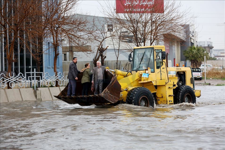 ھەولێر.. باران بارین
