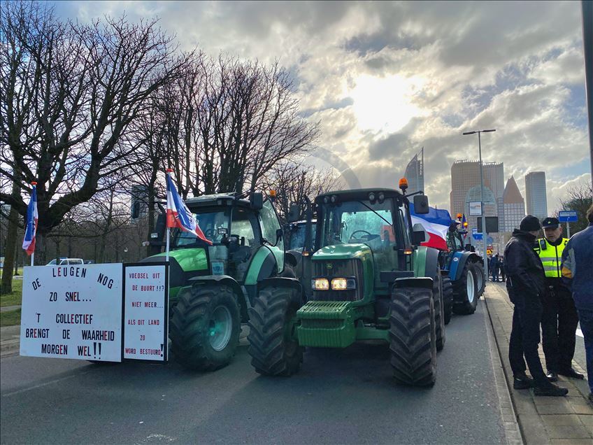 Farmers' protest in the Netherlands
