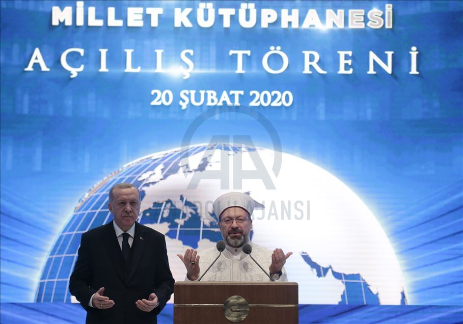 Erdoğan bën hapjen e Bibliotekës Kombëtare në Presidencën e Turqisë