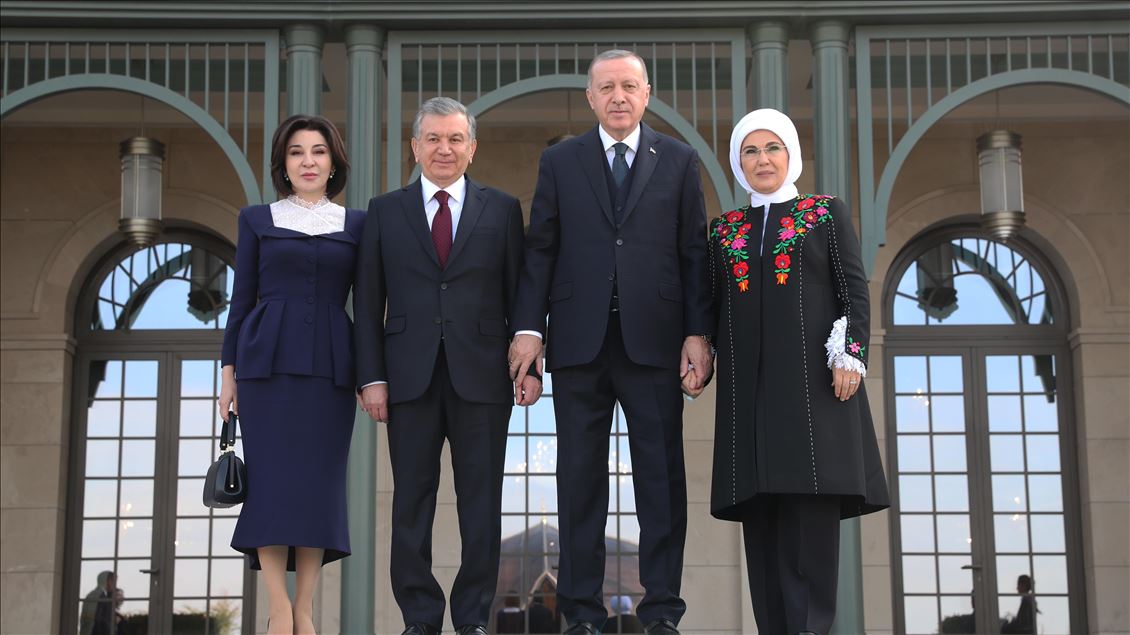 دیدار روسای جمهور ترکیه و ازبکستان در آنکارا