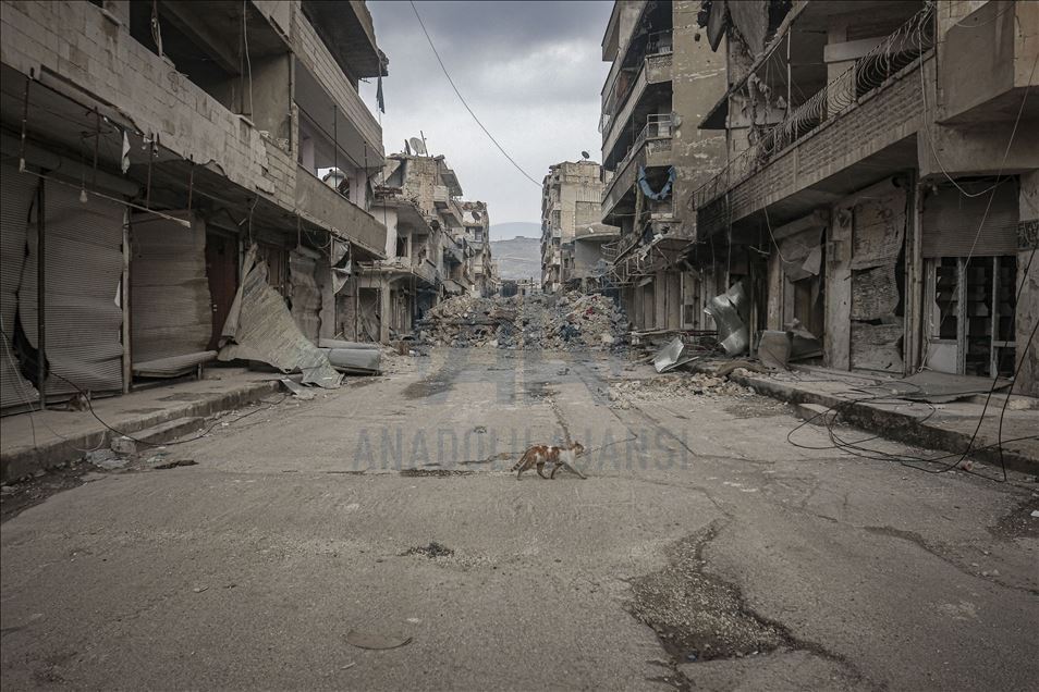 شهرستان اریحای ادلب در پی حملات رژیم به یک شهر ارواح تبدیل شد