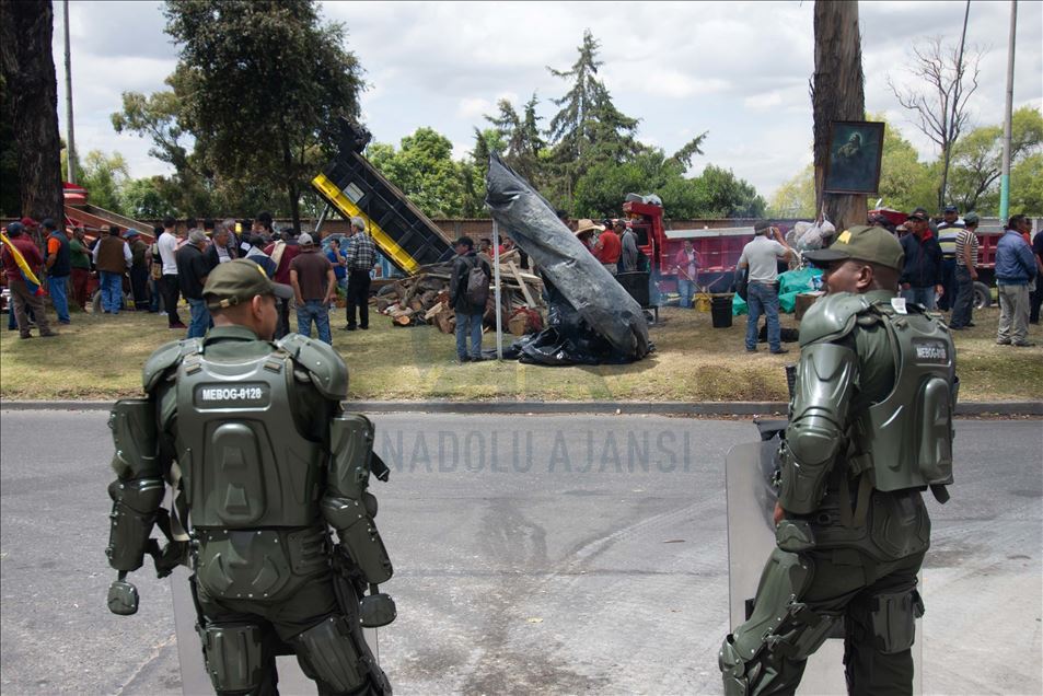 Así se vivió el paro de camioneros en Bogotá