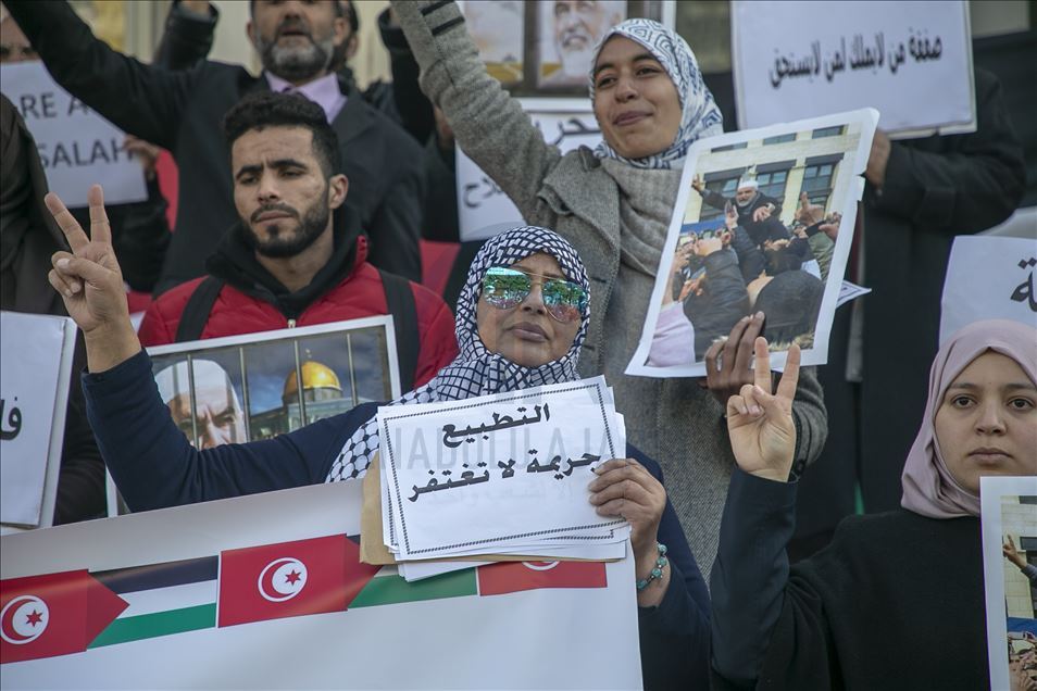Tunus'ta Raid Salah'a destek gösterisi
