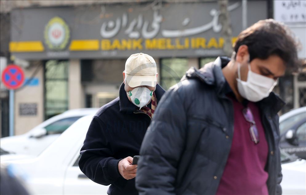 Tahran'da koronavirüs önlemi

