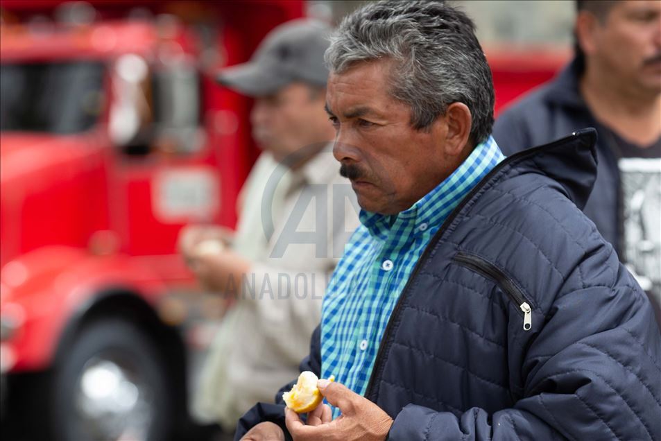 Así se vivió el paro de camioneros en Bogotá