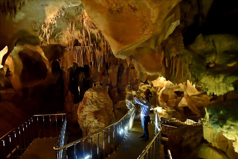 Taskuyu Cave in Mersin, Turkey