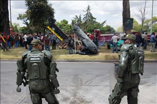 Así se vivió el paro de camioneros en Bogotá
