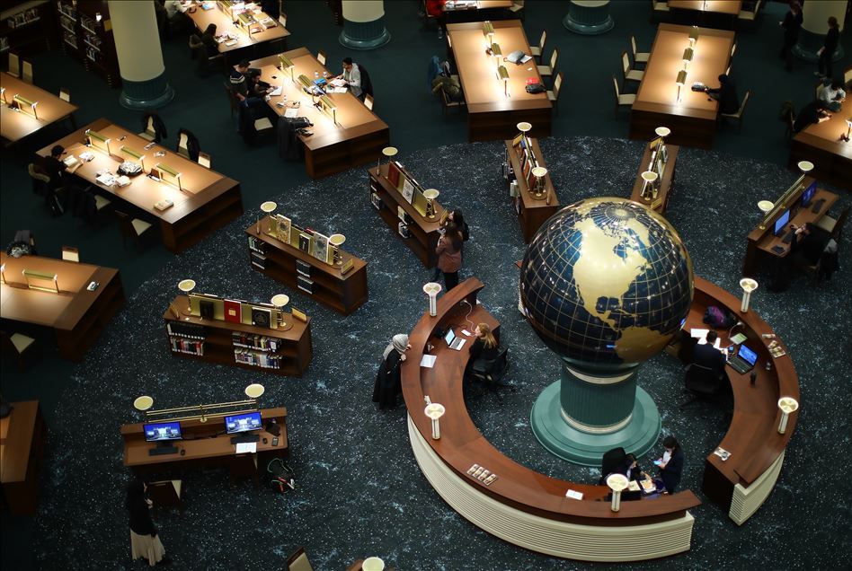 Turkey's largest library welcomes all users