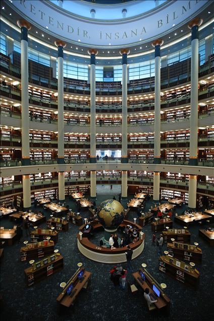 Turkey's largest library welcomes all users