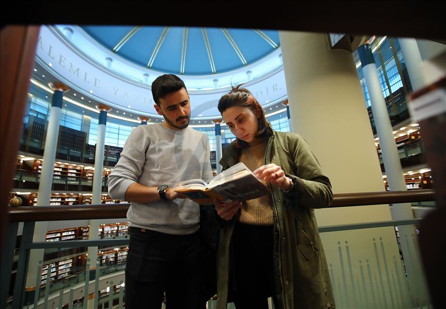 Turkey's largest library welcomes all users
