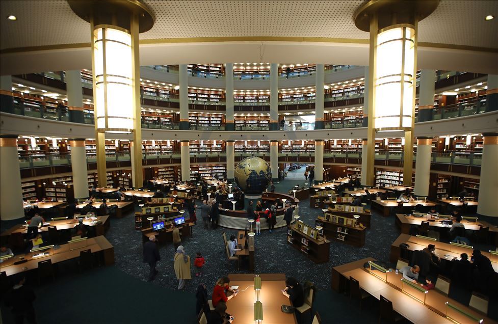 Turkey's largest library welcomes all users