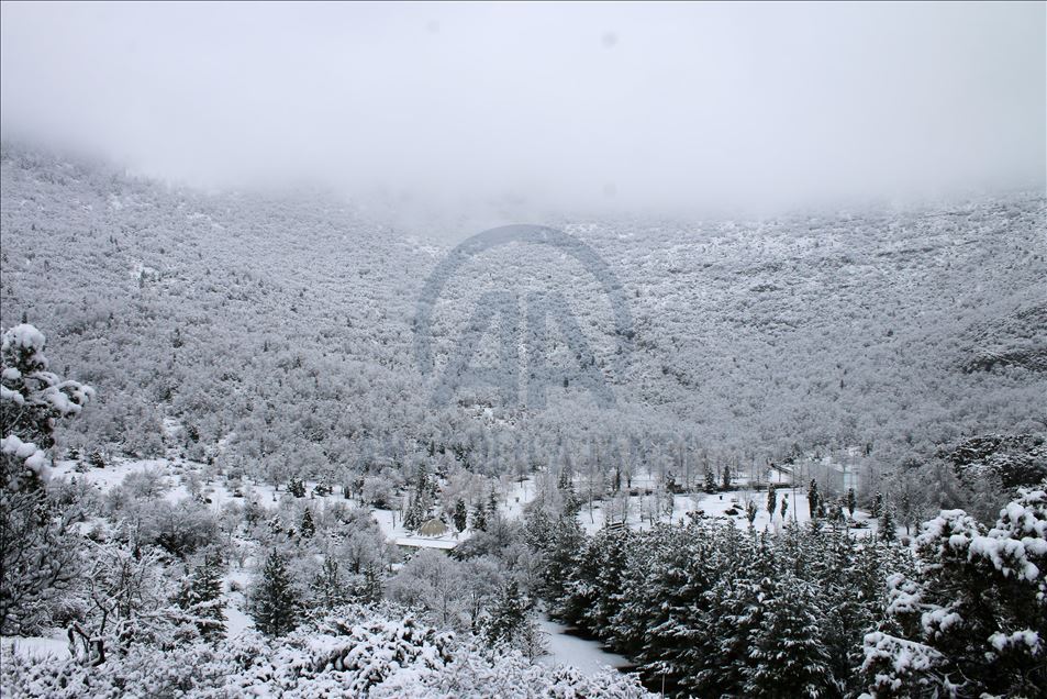 Konya'da kar yağışı 