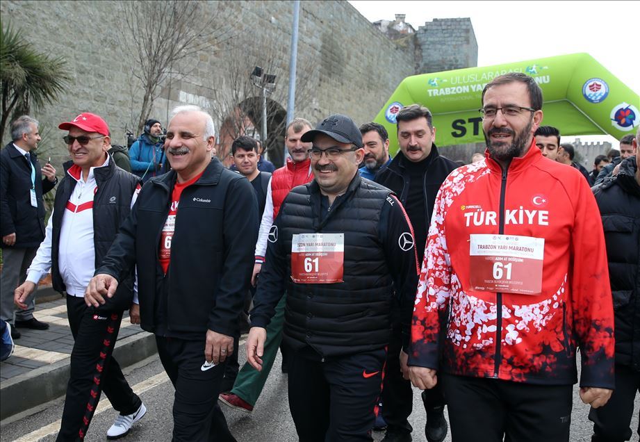 40. Uluslararası Trabzon Yarı Maratonu koşuldu
