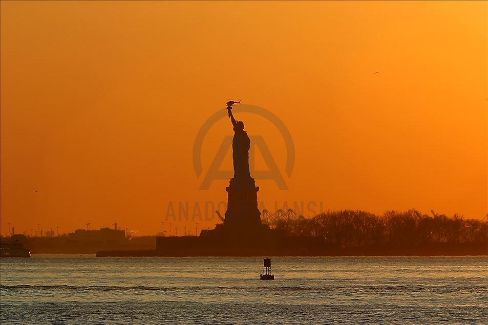 New York'da gün batımı