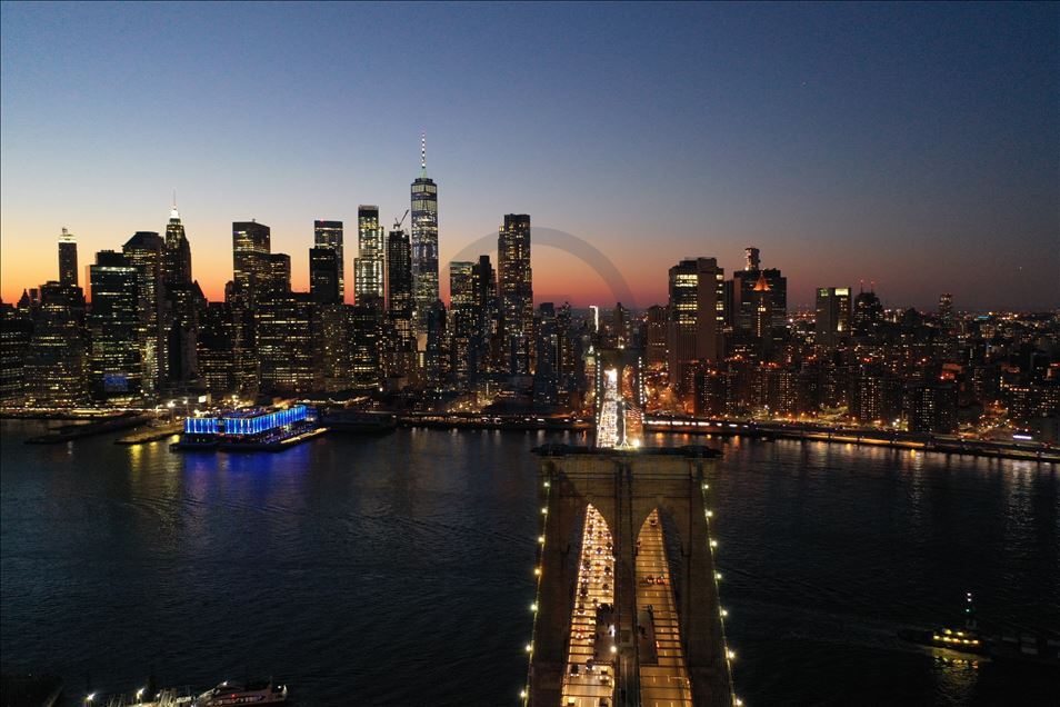 New York'da gün batımı