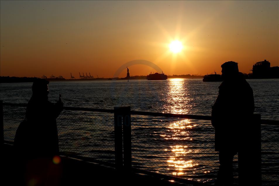 New York'da gün batımı